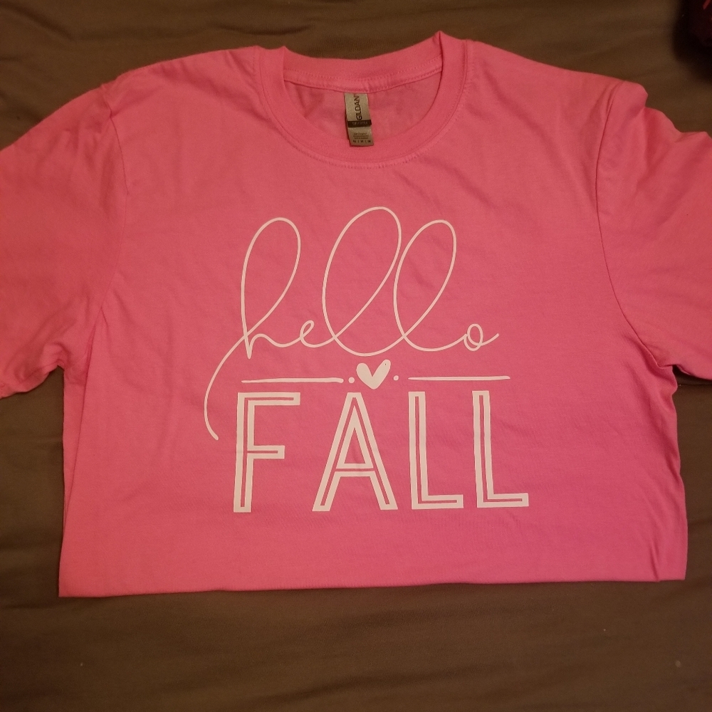 Hello FALL shirt (pink)